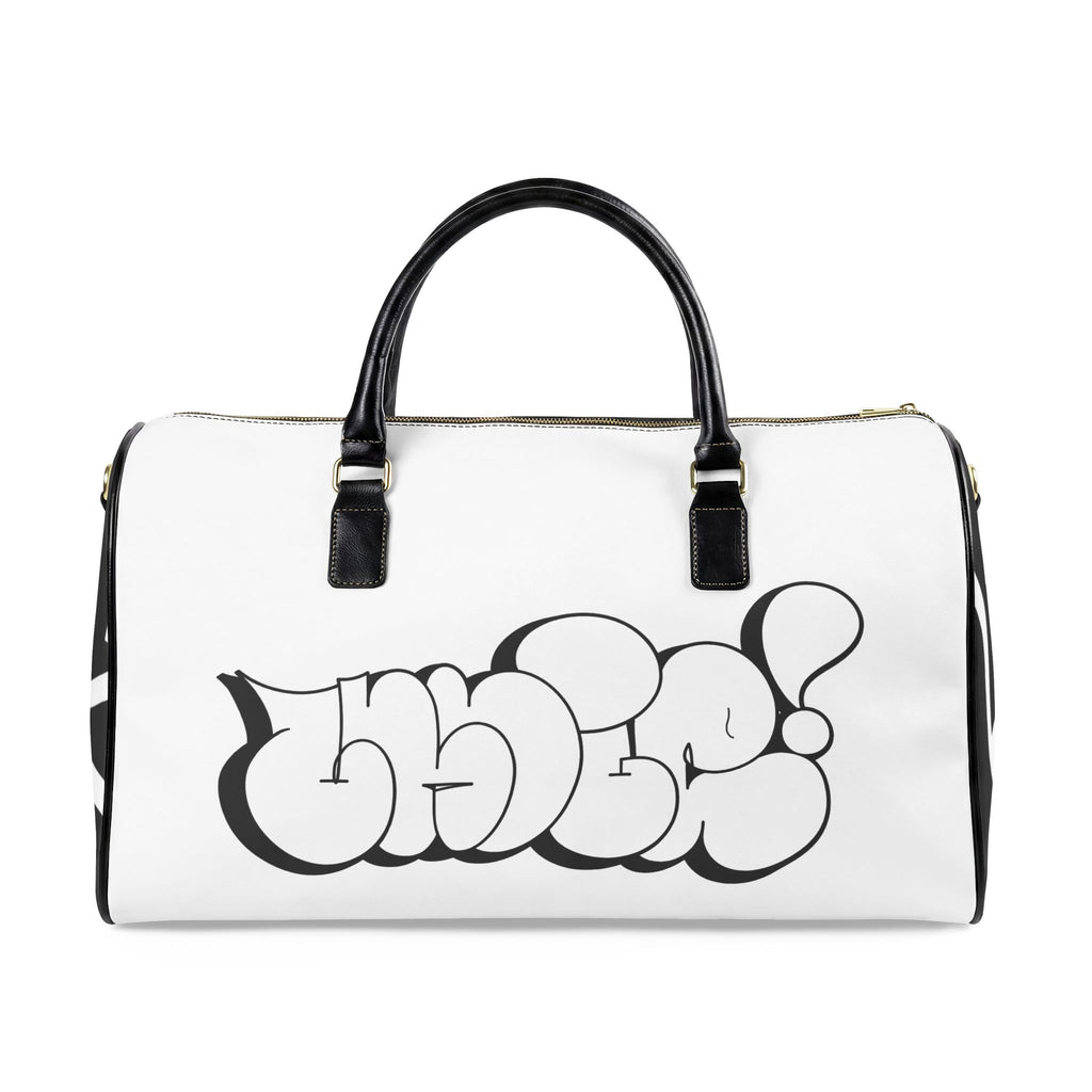Ladie Throw White Leather Duffle