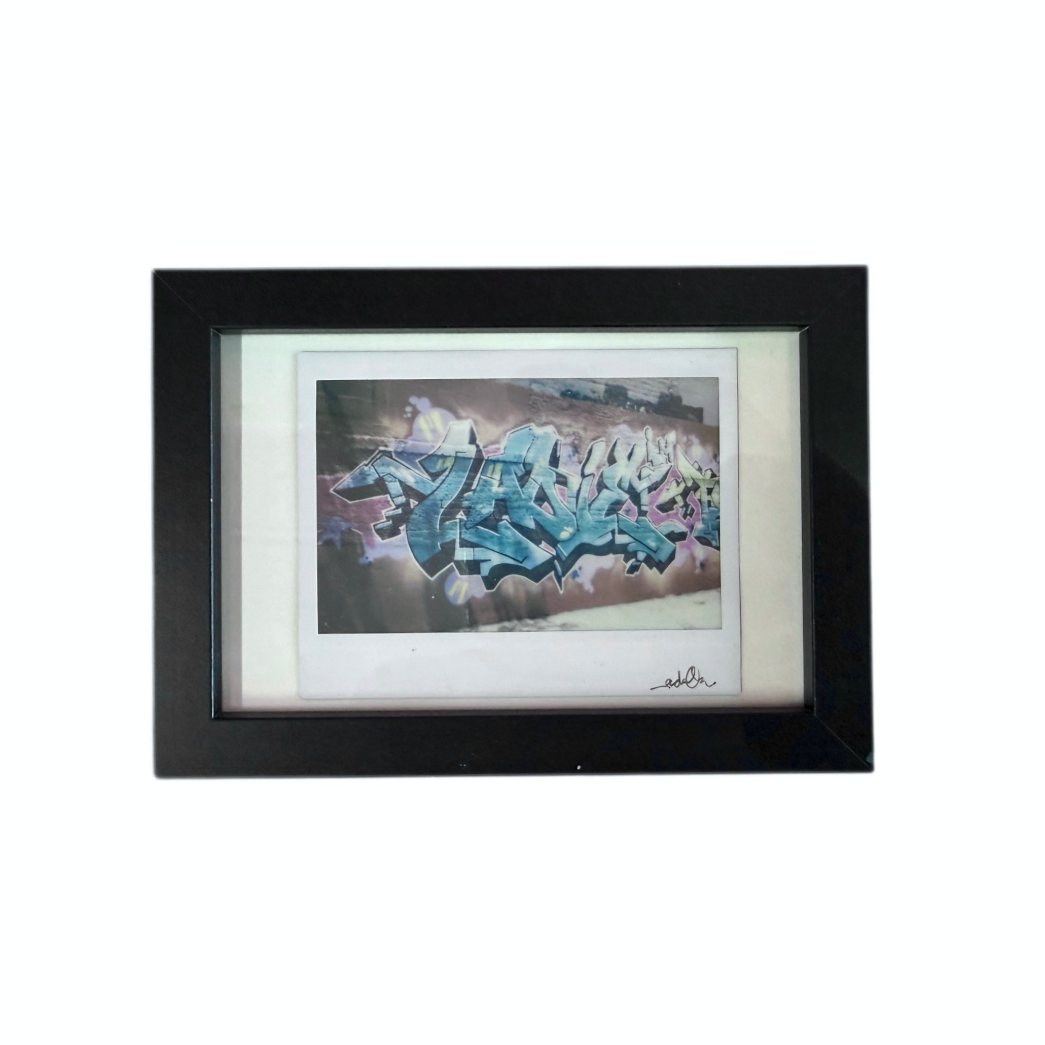 “LADIE ARTS DISTRICT” 5 x 7 Framed Polaroid