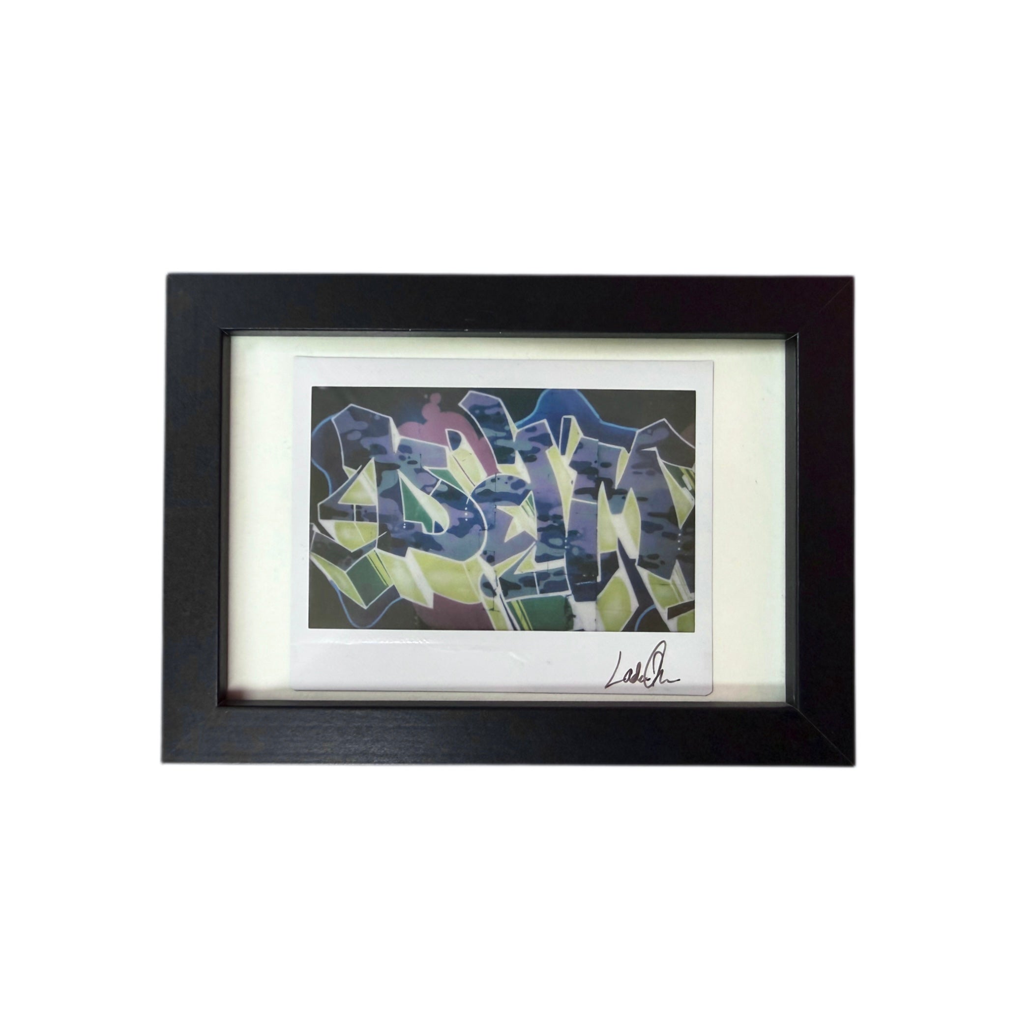 “DAMA” 5 x 7 Framed Polaroid