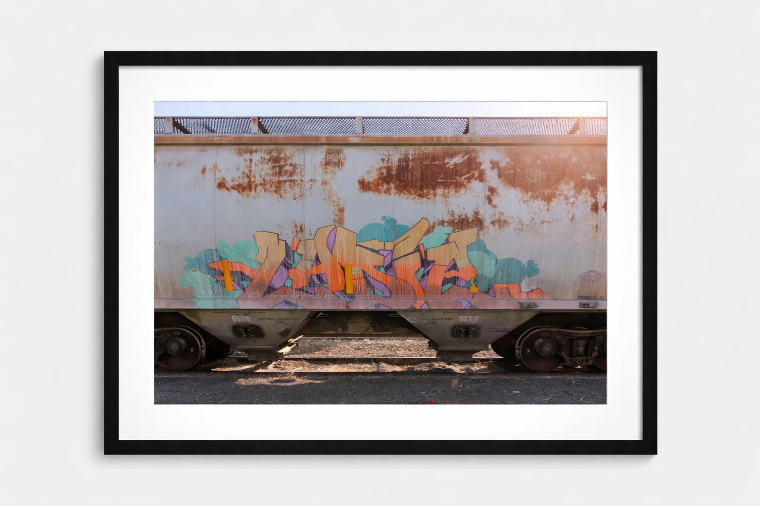 Vintage Ladie Freight 18 x 24 Print